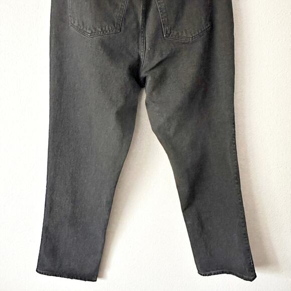 Abercrombie & Fitch 90s Straight Mid Rise Curve Love Jeans Women’s Size 32 SHORT - Picture 10 of 15